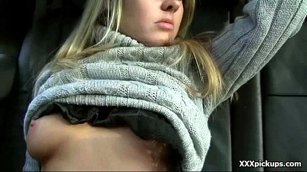 HOT busty brunette student is paid for sex