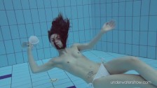 Hot Czech girl gets naked in water Roxalana Cheh