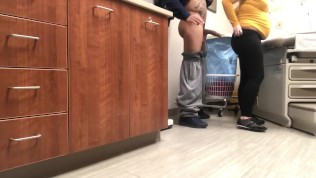 Thug fucks pregnant white woman at Dr. Office 365movies